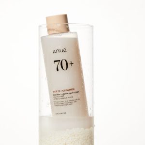 تونر روشن کننده و آبرسان برنج آنوا ANUA Rice 70 Glow Milky Toner