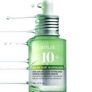 سرم آزلائیک اسید ۱۰% آنوا Anua Azelaic Acid 10 Hyaluron Redness Soothing Serum