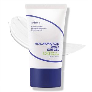 ژل آبرسان و ضد آفتاب هیالورونیک اسید ایزنتری spf 30 حجم 50 میل / isntree