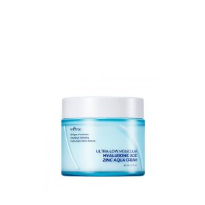 کرم آبرسان ریز مولکولی هیالورونیک اسید آکوا ایزنتری Isntree Ultra-Low Molecular Hyaluronic Acid Zinc Aqua Cream